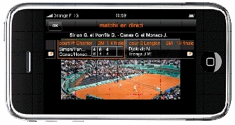 Regardez les matchs de Roland-Garros en direct sur l'iPhone Regardez les matchs de Roland-Garros en direct sur l'iPhone